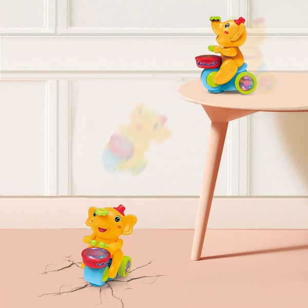 Interactive LED Elephant Toy for Toddlers & Kids with Realistic Sounds