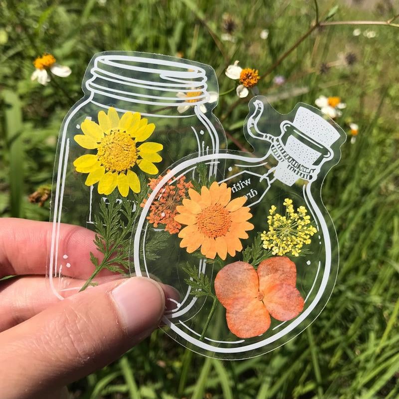 🌸Gedroogde Bloem Bladwijzers Set