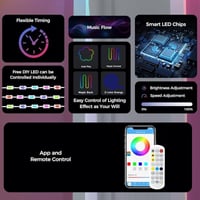 Sakerplus Smart RGB Outdoor Lights for Decor