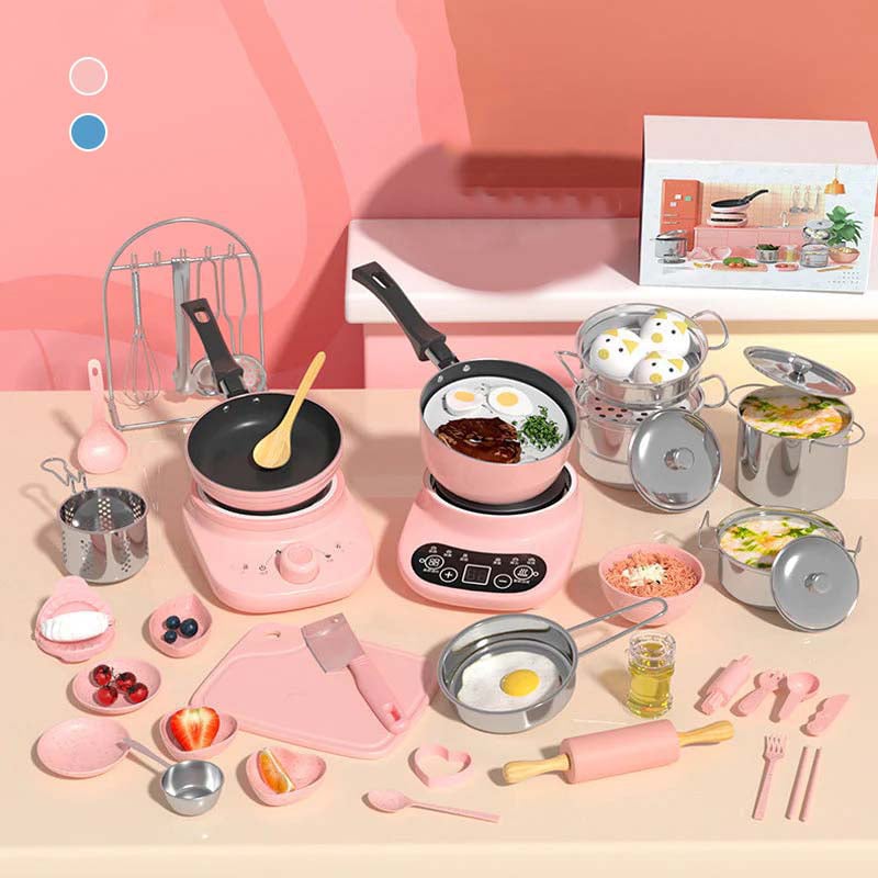 Echtes Kochen im Mini-Küchenspielzeug für Kinder – 22-teiliges Set