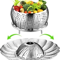 Klappbarer Dampfgarkorb aus Edelstahl