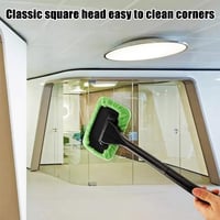 Windscreen Cleaner, with 2 reusable microfiber hood
