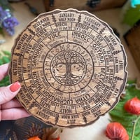💖Wheel Of The Year Wood Sign - Tree of Life