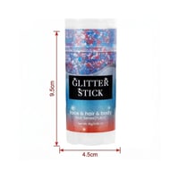 Patriotic Glitter Stick – Red, White & Blue for Hair & Body