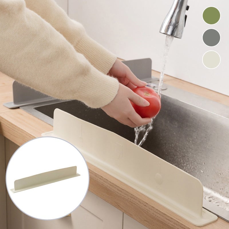 Silicone water retaining plate for sink