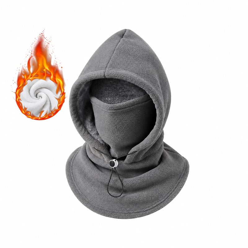 Fleece Double Layer Integrated Hat