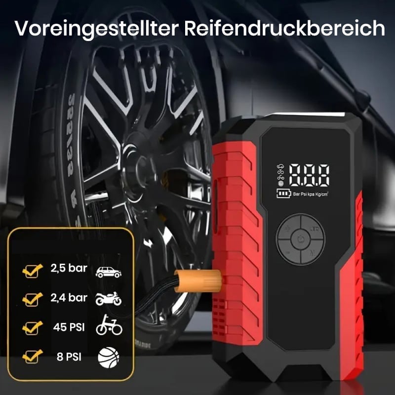 Tragbare kabellose Auto-Luftpumpe