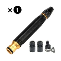 new-Heavy Duty Adjustable Twist Hose Nozzle Jet Sweeper Nozzle