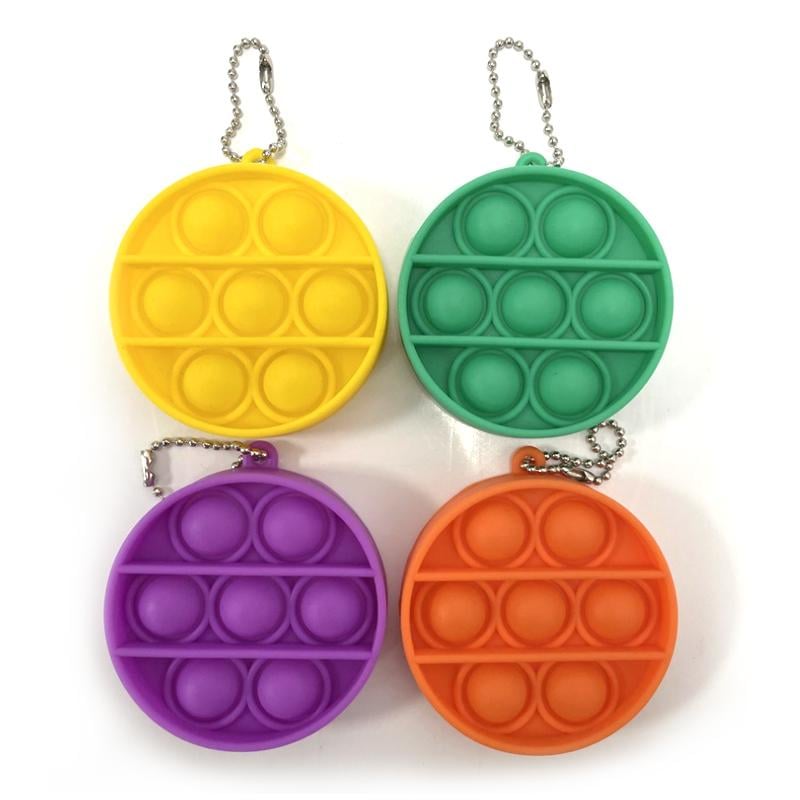 Mini Bubble Fidget Sensory Keychain Toy