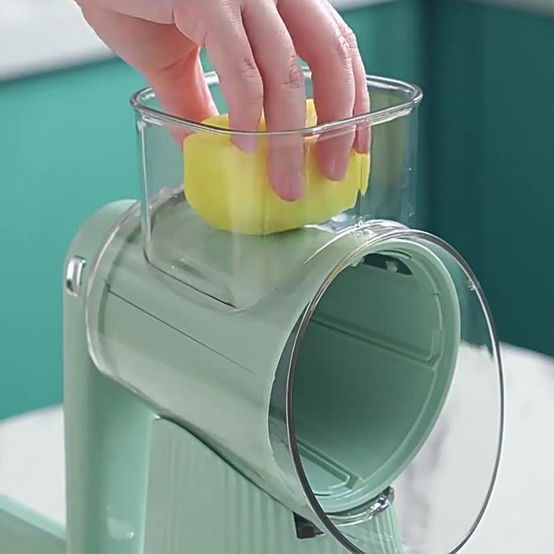 Rotierende Gemüsereibe mit Griff