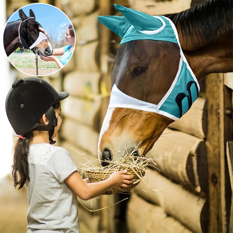 Fine Mesh UV-Proof Horse Half Face Mask