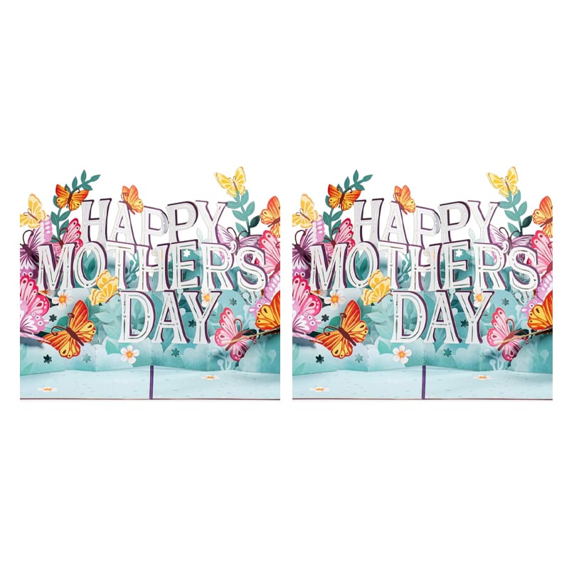 3D Butterfly Mother’s Day Pop-Up Card