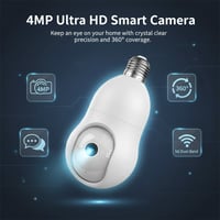 Smart Light Bulb Security Camera