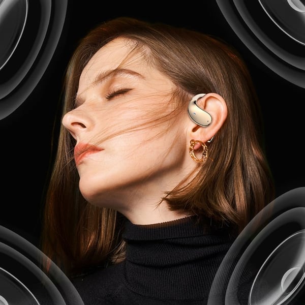 Q39 AI Translation Clip-On Bluetooth Earphones