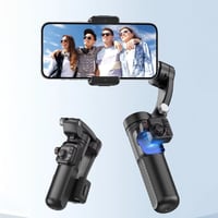 Smart 3-Axis Gimbal Stabilizer with AI Tracking – Professional Video Shooting Tool