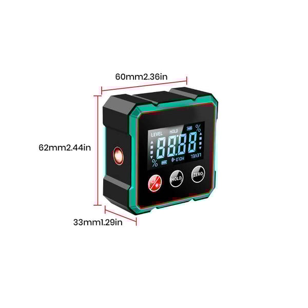 Digitales Doppelseitiges Laser-Magnet-Wasserwaage