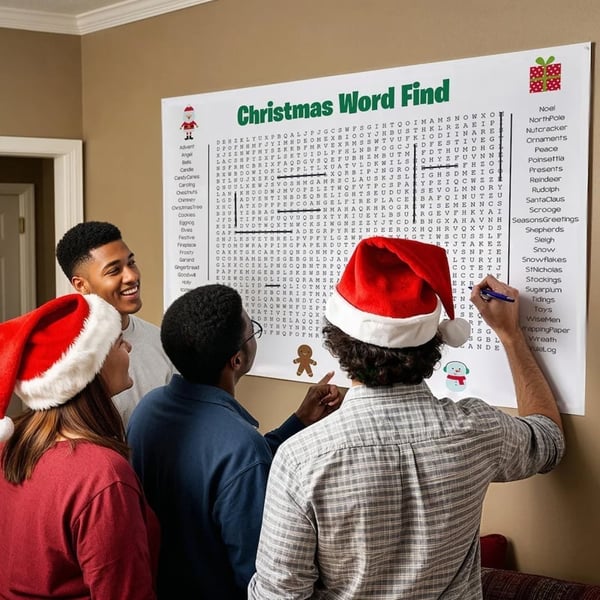 Word Fill-in Puzzle Poster