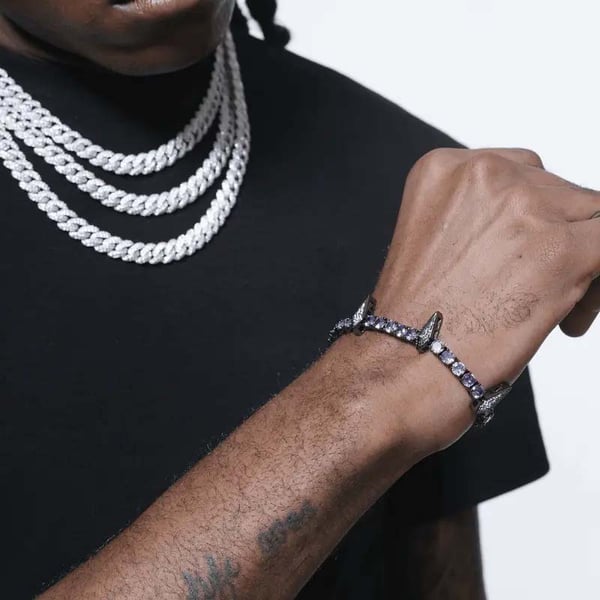 Black Panther Tennis Bracelet
