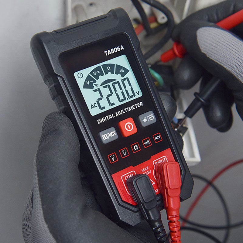 Compacte digitale multimeter met automatische herkenning
