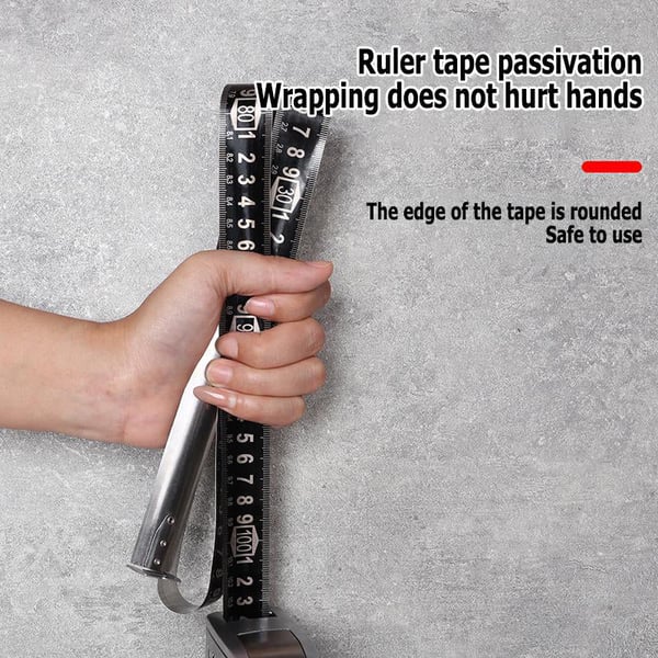 Stainless Steel Retractable Waterproof Measuring Ruler