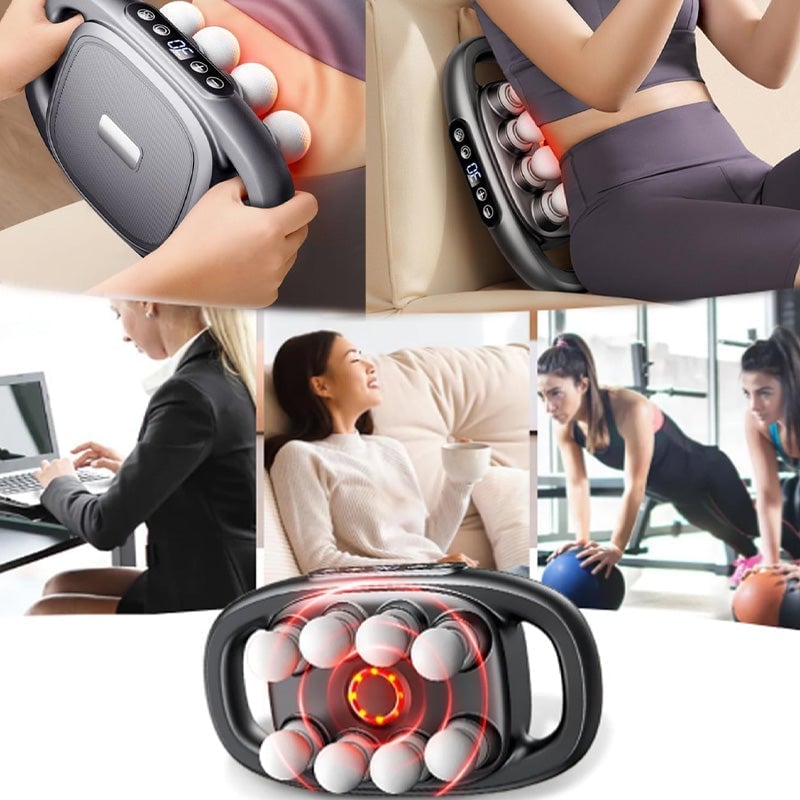 Pro 16-Head Deep Tissue Massage Gun