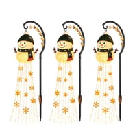 Snowman Magic Fountain Garden Light