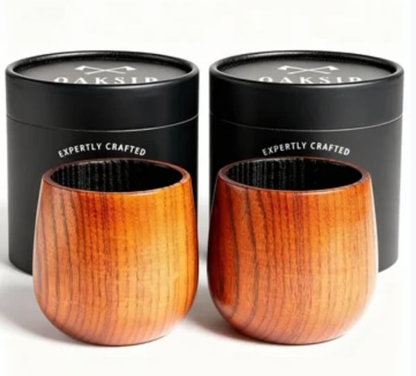 Charred Jujube Wood Cups