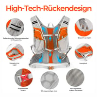 Outdoor Leichte Und Atmungsaktive Rucksack-Fahrradtasche
