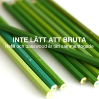 Bärbart färgpennor set