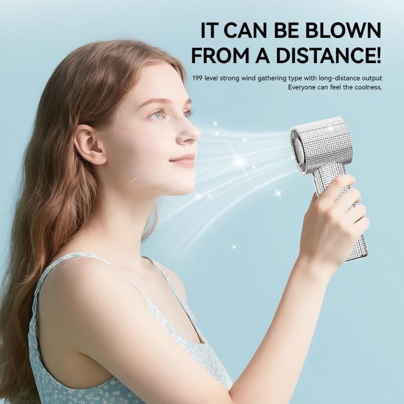 Luxury Rechargeable Handheld Turbo Fan