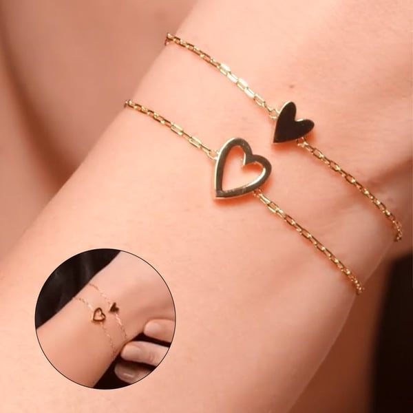 Adjustable Love Friendship Two Bracelet Pack