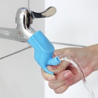 Silikon Doppelwasserhahn Verlängerung, 3 Stück-Geeignet für Kinder