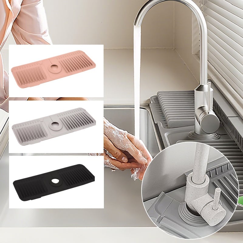 Button Silicone Faucet Drain Pad