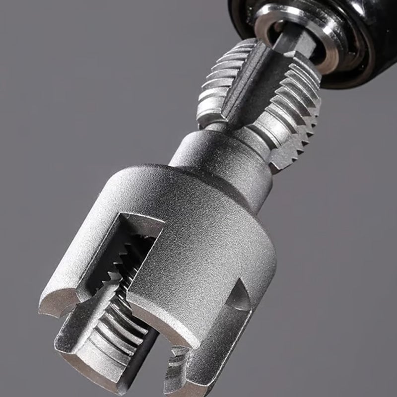 Integrated Internal & External Pipe Threading Tool
