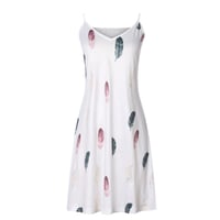 Loose Print Slip Dress