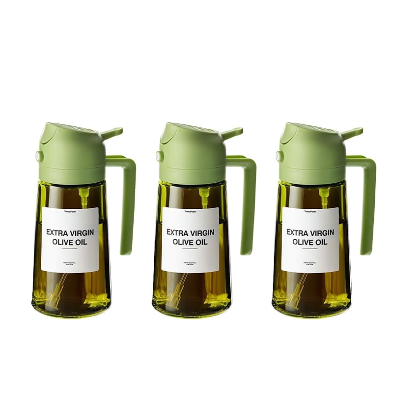 2 in 1 Glass Oil Sprayer & Dispenser