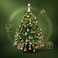 DIY-Perlen-Weihnachtsbaum-Dekorations-Bastelset