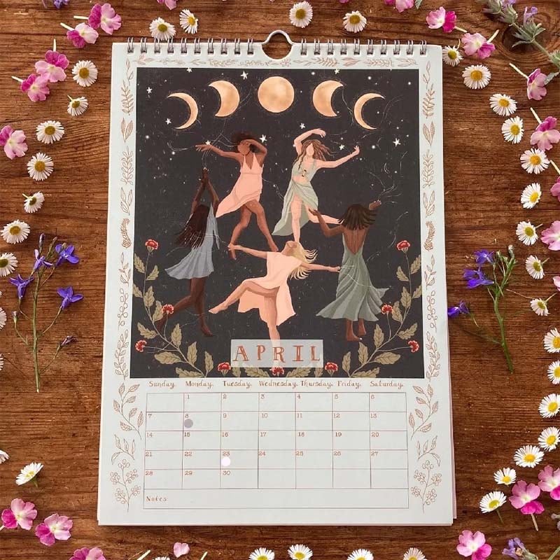 2024 Womens Circles Hängande Väggkalender
