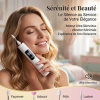 Lime à ongles électrique avec éclairage LED