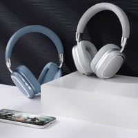 Wireless Headphones with Built-in Microphone