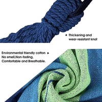 Sakerplus Brazilian Double Hammock with Ropes