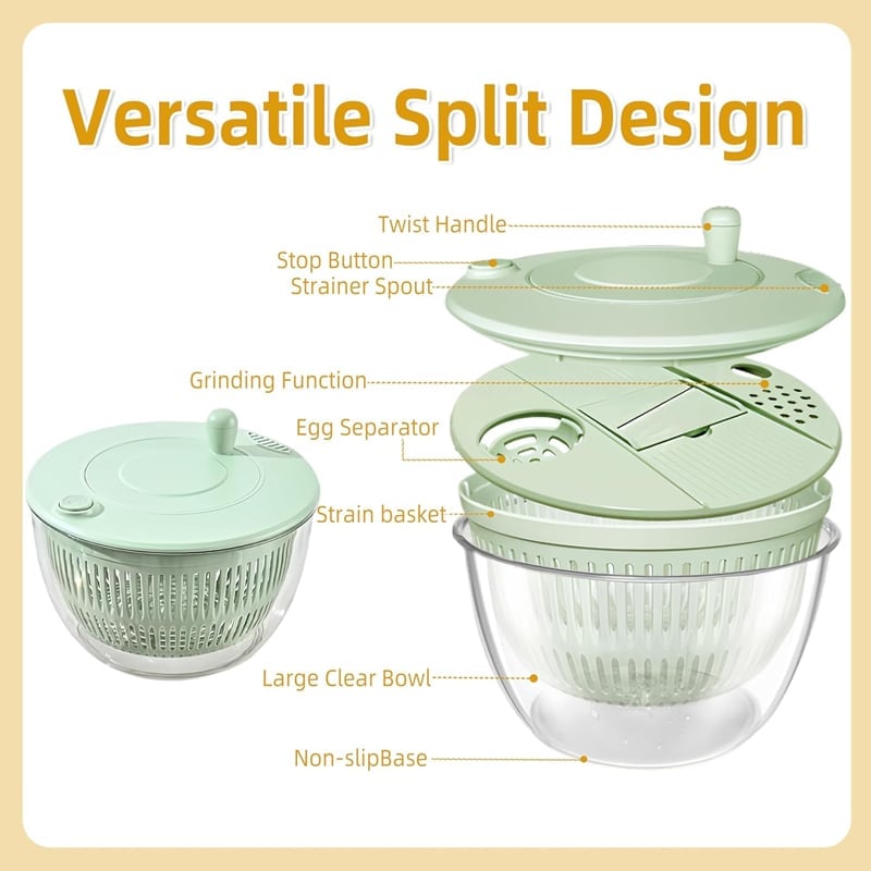 Vegetable salad dehydrator