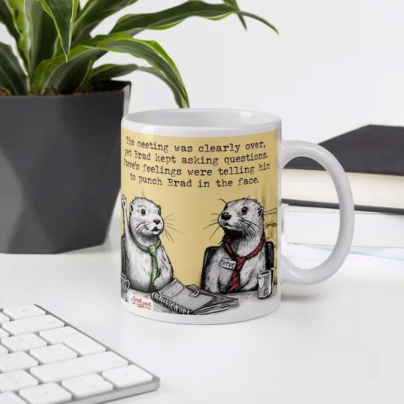 🦦Steve Mugs | Funny Mug