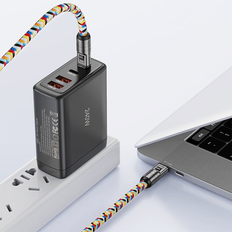 2-in-1 Schnellladekabel & Handy-Lanyard