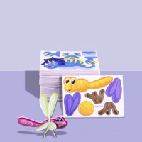 DIY 3D Creative Insect Paper Jigsaw Puzzle
