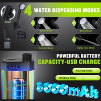 Sakerplus Portable Rechargeable Outdoor Camping Shower Pump