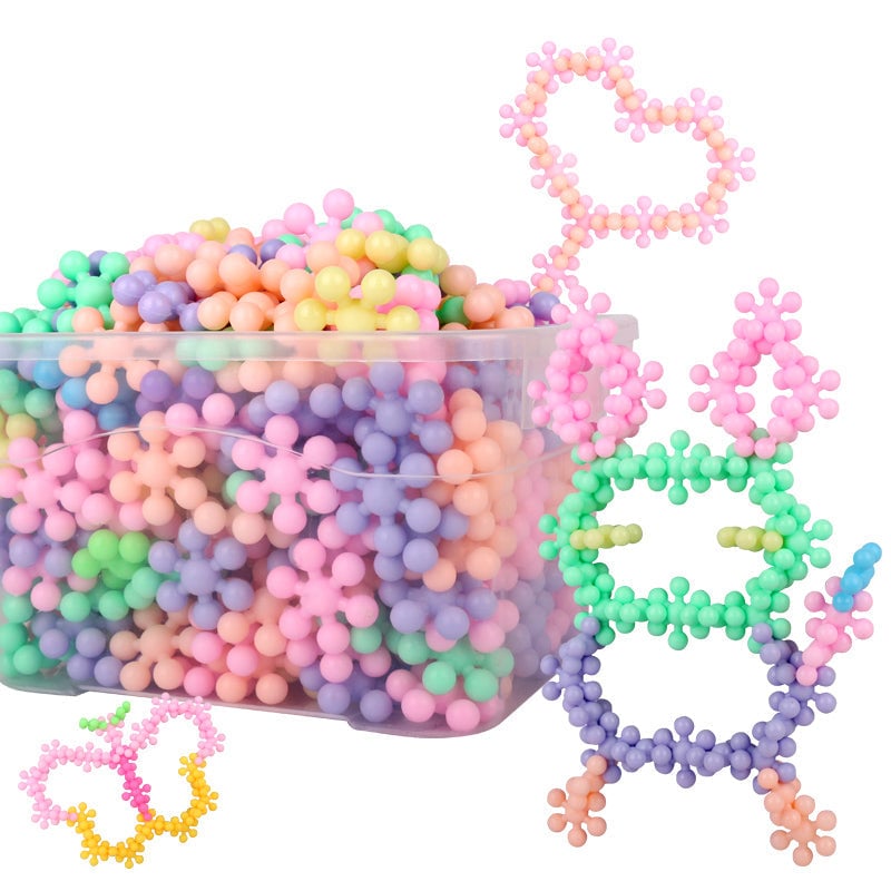🌈🎨Ineinandergreifende Bausteine aus massivem Kunststoff🧸🧩