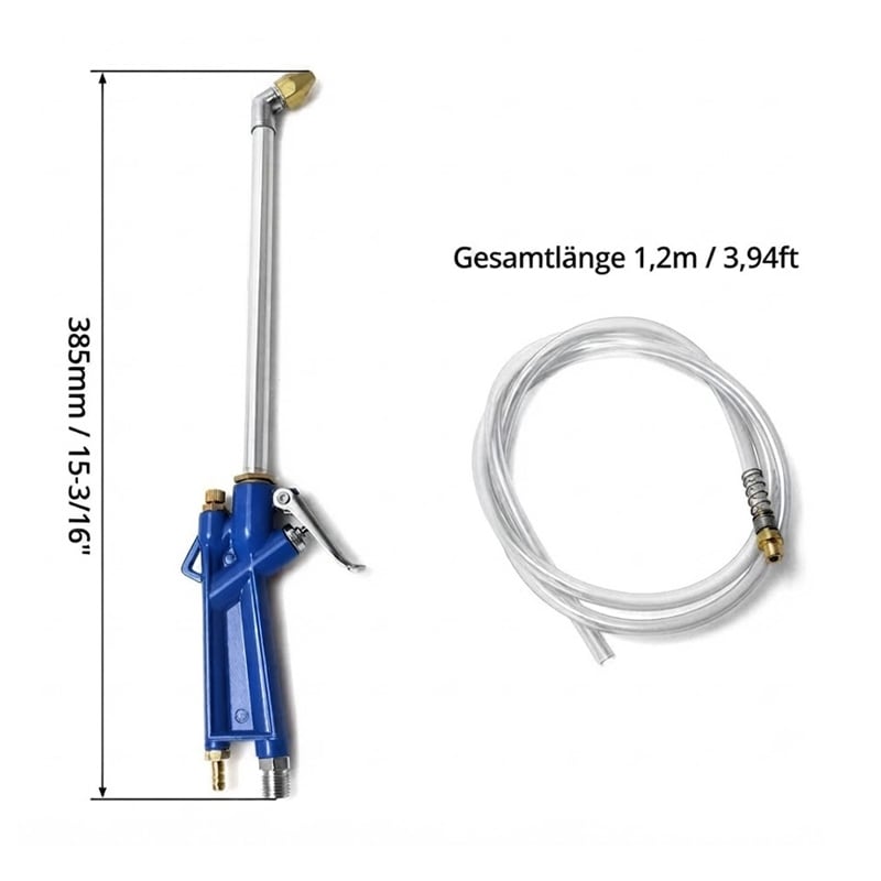 Wasser-Luft-Doppelverwendungs-Spritzpistole für Motorreinigung