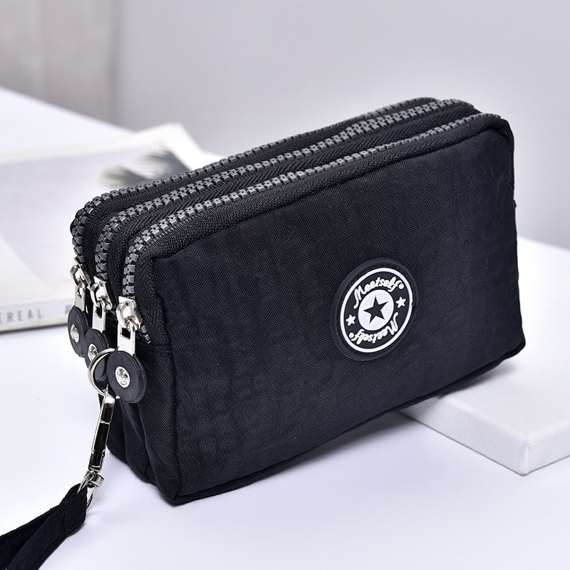 Lässige wasserdichte Handtasche mit Handgelenkschlaufe