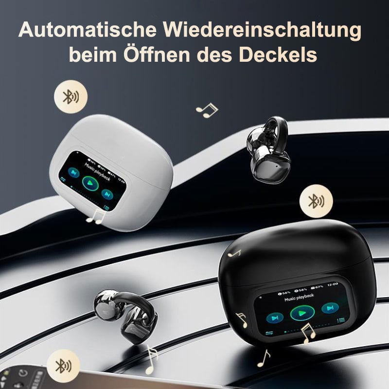 Schnurloses On-Ear-LCD-Farb-Touchscreen-Audio-Headset
